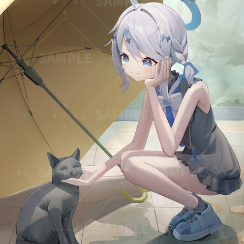 厚塗りイラスト＋動物