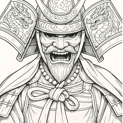 線画を描きます。