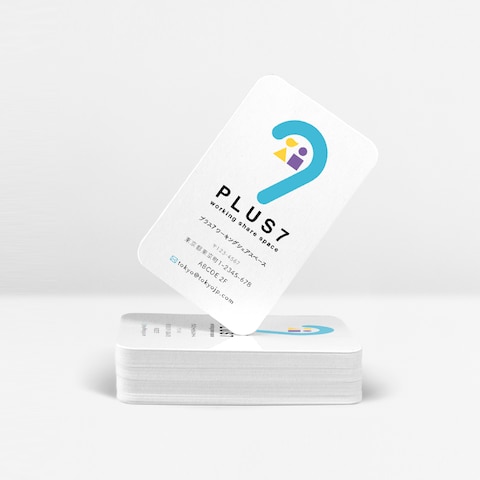 PLUS7様 ロゴマーク＆ショップカードデザイン