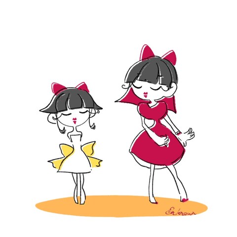 姉妹のアイコン