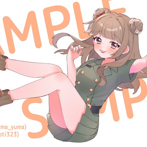 歌ってみた動画用イラスト