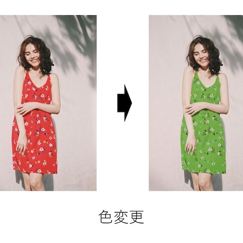 【画像加工】色の変更