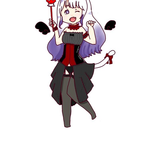 IRIAMライバーデフォルメイラスト