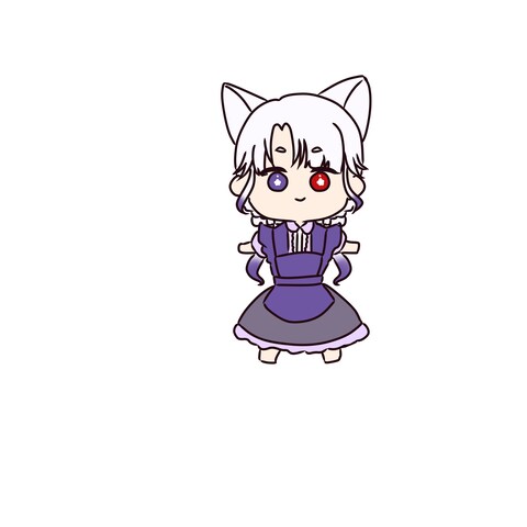 生天目菫ぬいぐるみ風SDイラスト