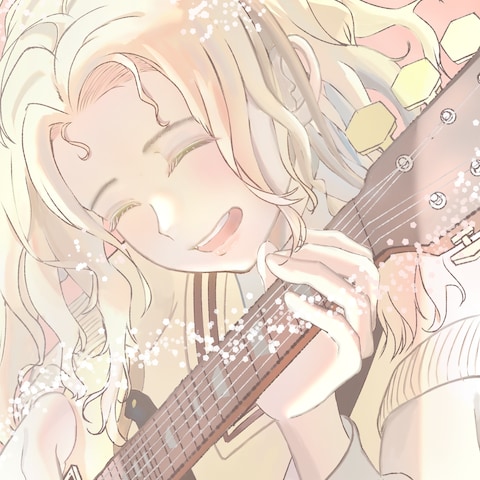 ギターを弾く少女