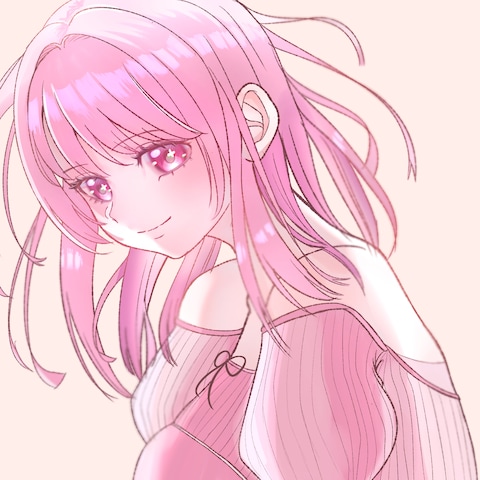 ピンクの少女