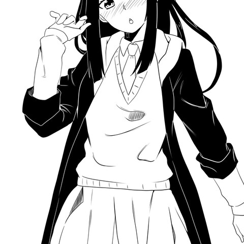 バストアップ（漫画風）