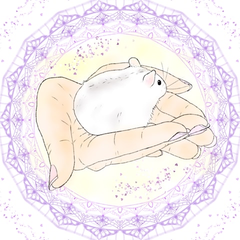 手乗りハムスター