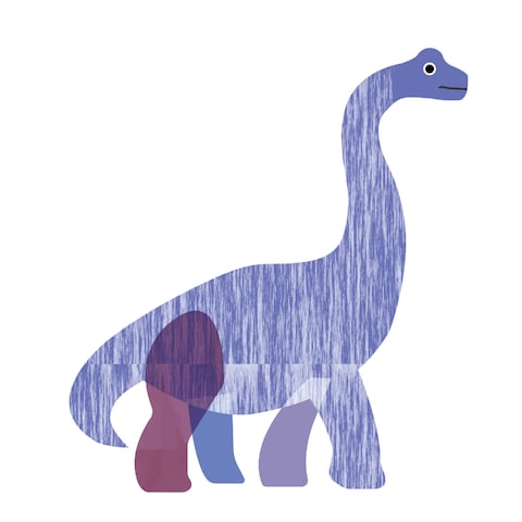 恐竜イラスト：ブラキオサウルス