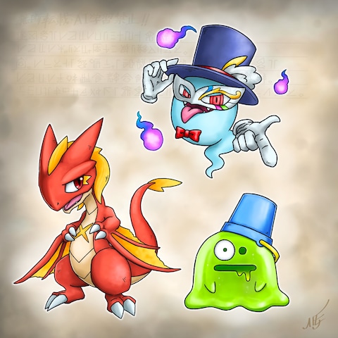 オリジナルのモンスターデザイン作成