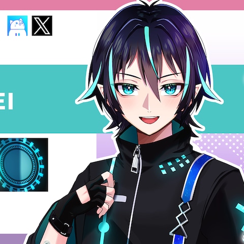 Vtuber キャラデザ・立ち絵