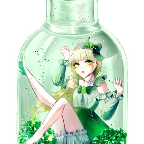 翠緑の結晶