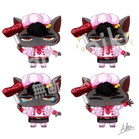 YouTube動画用 静止画アバターイラスト作成
