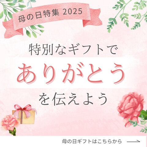 母の日用ギフト品の広告バナーデザイン作成