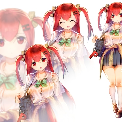 webサイト作成用に依頼されたオリジナルキャラです