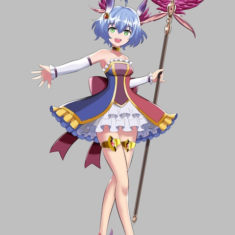 美少女イラスト「セレニア・ウィンドソング」