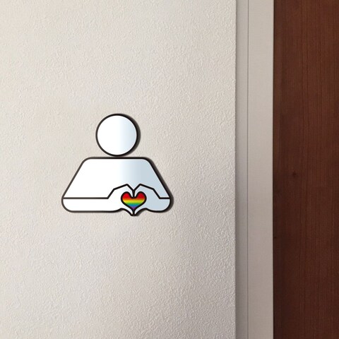 LGBTQ＋ トイレのロゴマーク(モックアップ)