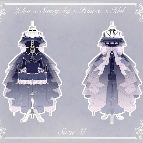 Vtuber様向けオリジナルお衣装デザイン