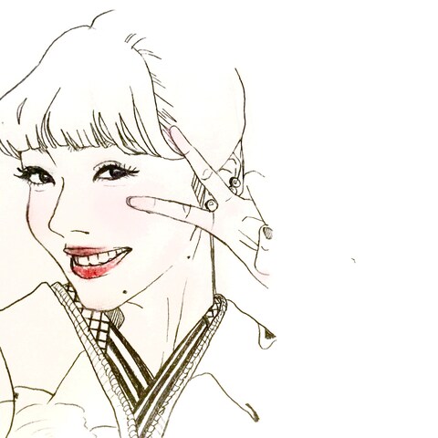 モデル　フォトイラスト