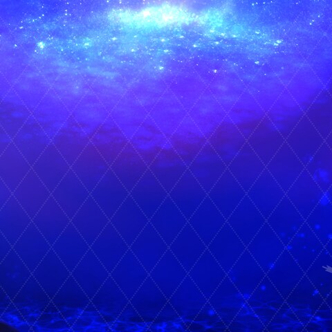 幻想的な海底