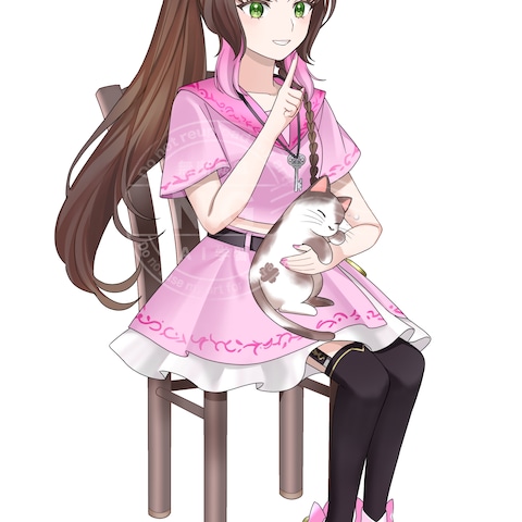 【ご依頼実績】神良瑚みけ様立ち絵