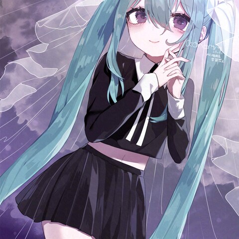 ダーク初音ミク一枚絵