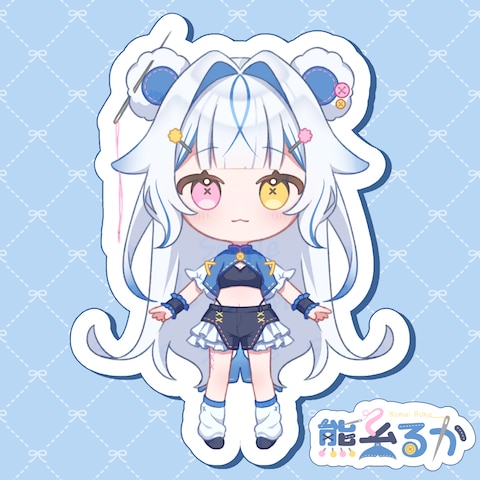 熊糸るか SDイラスト ロゴデザイン【自主制作】