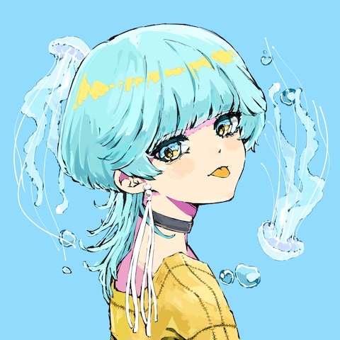 【ポートフォリオ】胸上イラスト①