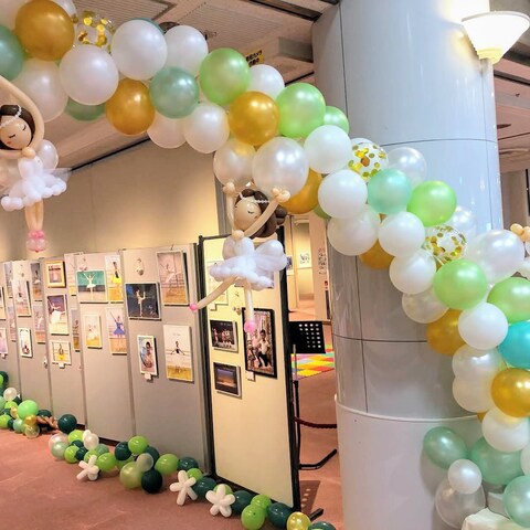 バレエ発表会の飾り付け