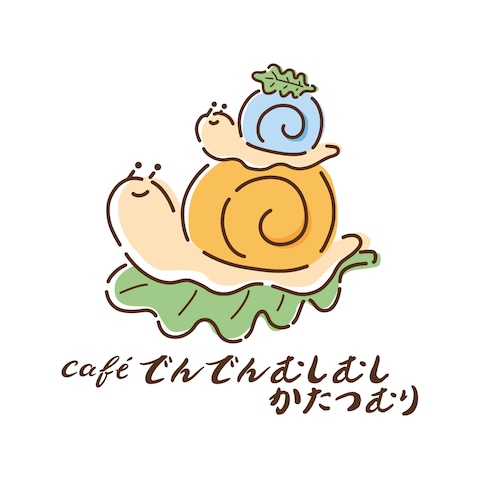 カフェのキャラクターロゴの作成