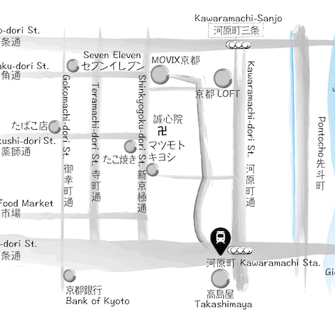 京都案内地図