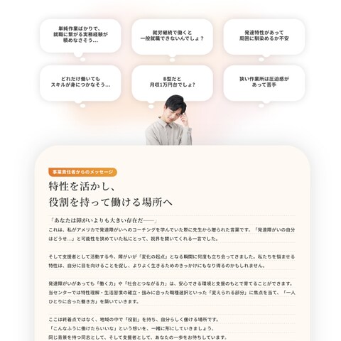 当社のLPを作成しました。