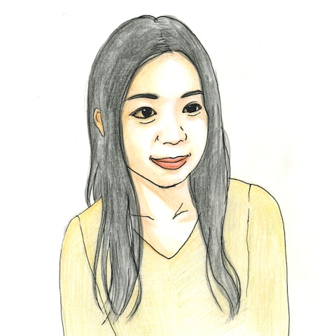 SNS・Webプロフィールアイコン（線画＆色鉛筆画）