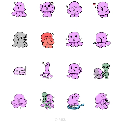 火星人さんのLINEスタンプ