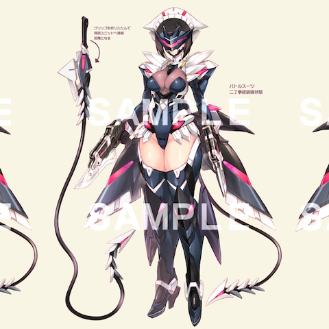 ご依頼キャラクターデザイン(メイド)