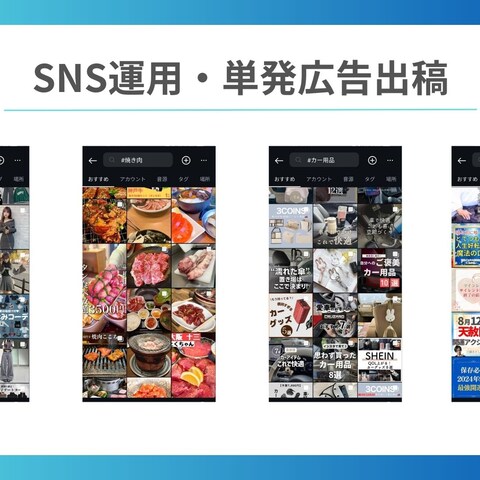 SNS運用、単発広告