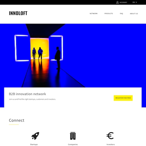 Innoloft GmbHのキャンペーンWebデザイン作成