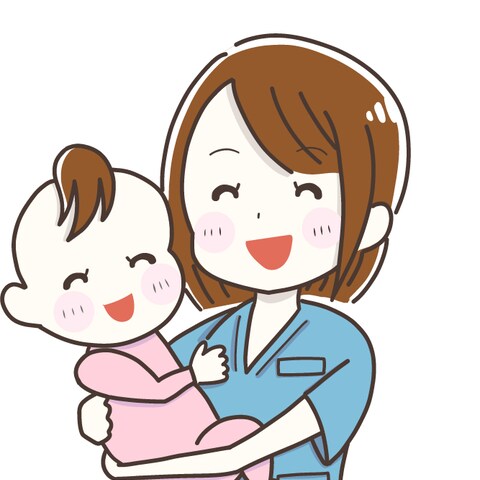 保育・医療現場向けのやさしい親子イラスト