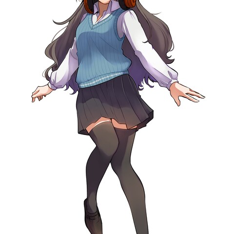 全身立ち絵参考用