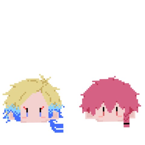 ブルーロックファンアート ドット絵