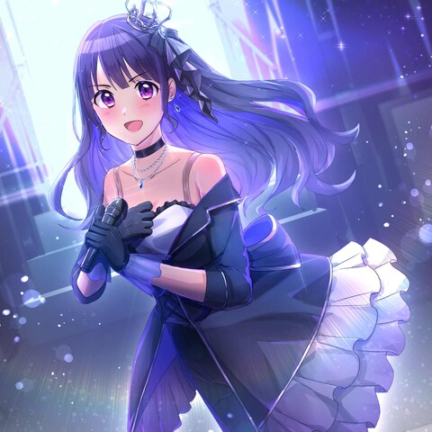 アイドルゲームSSR風イラスト