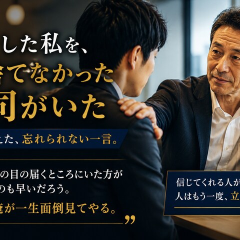 降格した私を、見捨てなかった上司がいた
