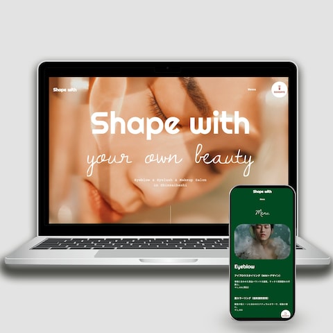Shape with 眉毛サロン|上品で洗練されたデザイン