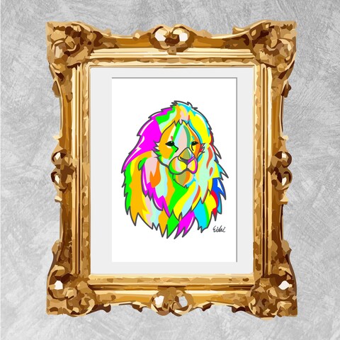 ライオンのイラスト