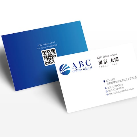 【名刺】ABC online school（英会話スクール）