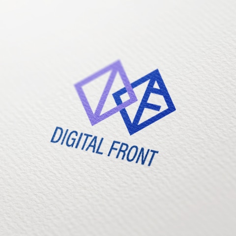 【ロゴ】DIGITAL FRONT(webマーケティング)