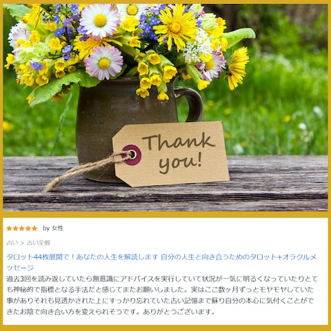 タロット44枚展開で！あなたの人生を解読します