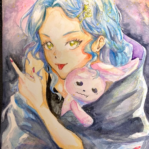 アナログオリジナルイラスト