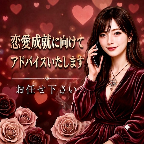 恋愛成就に向けてアドバイスさせて頂きます♡
