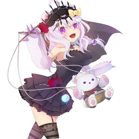 Vtuberサムネイル用イラスト